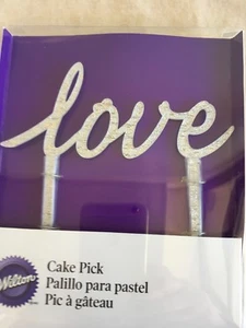 Wilton-Cake Pick LOVE 4,5"X5" - Bild 1 von 1