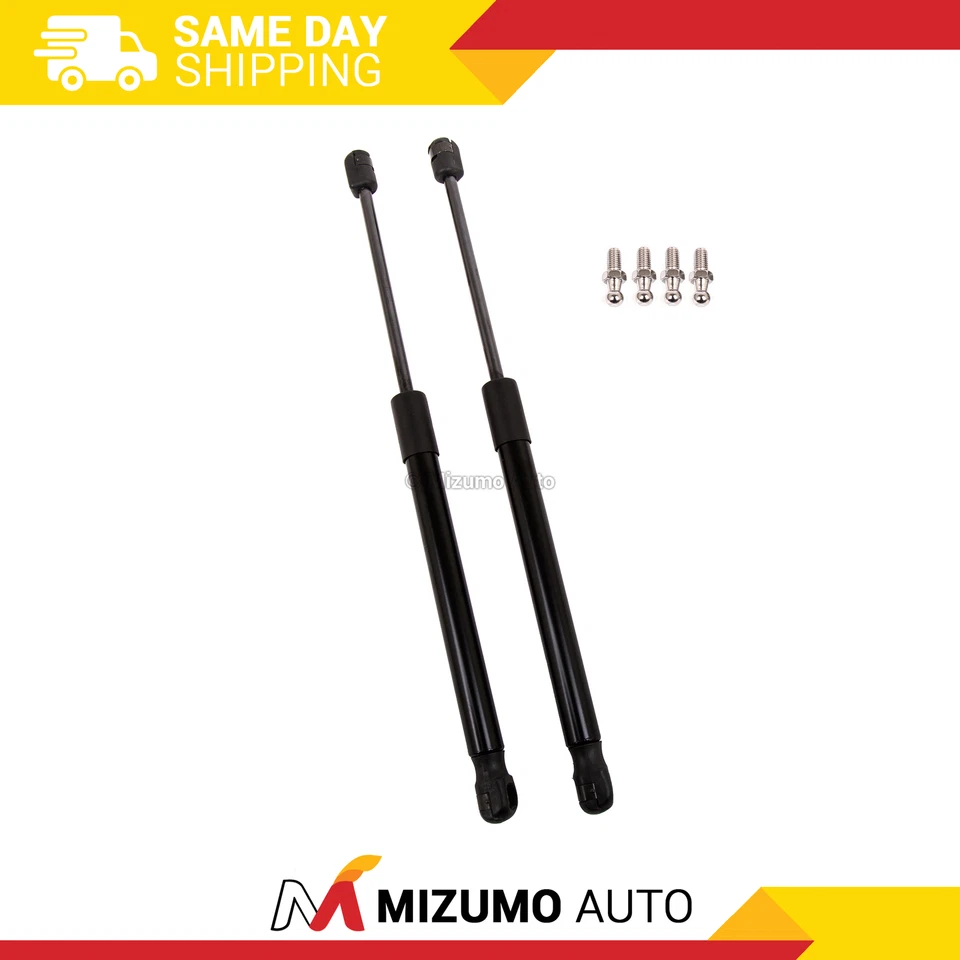 2pcs 613557 Shocks Struts Lift Support For 93-97 Honda Civic Del Sol Rear Trunk - Image 1 of 4