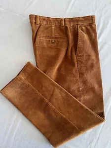 Brooks Brothers Clark Corduroy Pants 33x30 Brown Straight - Picture 1 of 3