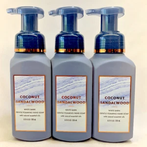 3 Coconut Sandalwood Gentle Foaming Hand Soap Bath & Body Works 8.75 fl oz - Picture 1 of 1