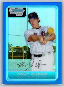 2006 Bowman Chrome #BC131 Andy Wilson Prospects Blue Refractors #/150 - Picture 1 of 2