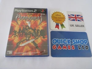 PS2 Barbarian UK Pal, Nuevo y Sony Sellado de Fábrica - Pal - Imagen 1 de 7