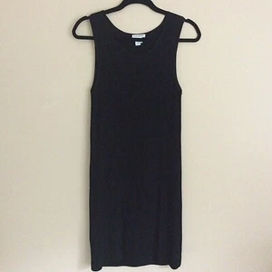 NWOT CLUB MONACO Black Textured Knit Tank Dress XS - Picture 1 of 7