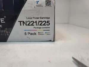 Compatible Color Set Of 5 for Brother TN221 & TN225 Toner Cartridge 2K 1MCY New - Picture 1 of 9