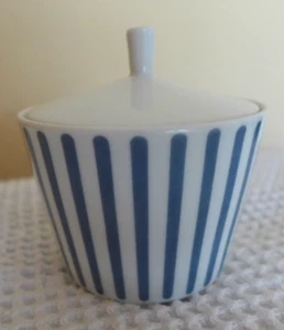 MELITTA ZÜRICH Streifen BLAU große Zuckerdose 5-21 TOP 200 ml / Zuckertopf - Bild 1 von 2