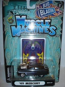 MUSCLE MACHINES SPECIAL EDITION - '49 MERCURY - BLACK & WHITE - BLVD BLASTERS - Picture 1 of 1