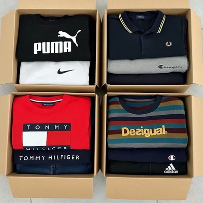 Lotto da 1kg Abbigliamento Usato Firmato Uomo/donna Taglie Miste - Image 1 of 4