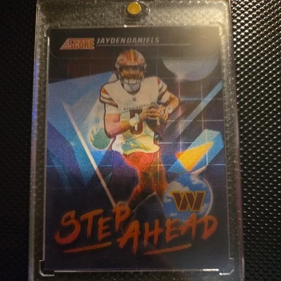 2025 Panini Score STEP AHEAD Jayden Daniels SSP Case Hit!!  - Image 1 of 3