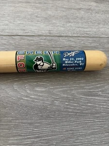 2002 Shawn Green Los Angeles Dodgers Mini 18" MAZZA DA BASEBALL 6 PER 6 Miller Park - Foto 1 di 8