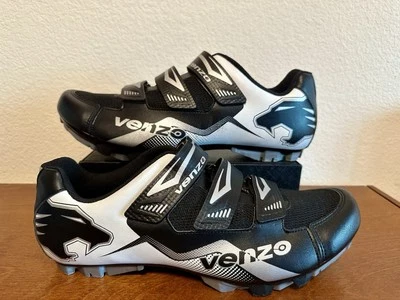 Zapatos de ciclismo Venzo para hombre talla 10,5 Foto 1 de 4