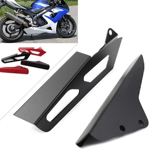 Black Motorcycle Chain Guard Cover Aluminum For 2005-2006 Suzuki GSX-R GSXR 1000 - Picture 1 of 12
