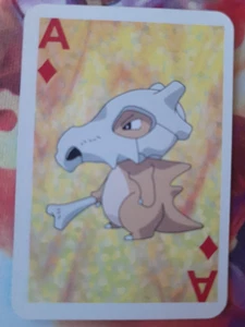 Cubone Ace of Diamonds Pokemon 1999 Mini Green Deck Playing Cards 2.5x1.75in NM - Bild 1 von 2