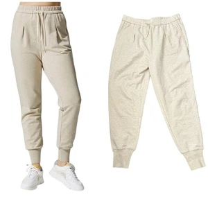 Varley Keswick Pant Jogger Beige Pockets Pleated Women’s Size X-Large XL - Picture 1 of 9