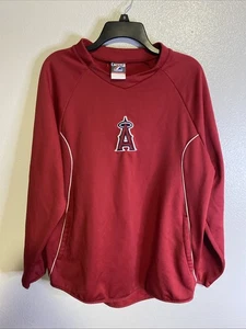 MAJESTIC MLB Anaheim Angels Fleece Sweater - Size L - - Picture 1 of 7