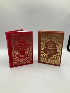 Sherlock Holmes Memoirs + Hound of Baskervilles Doyle Arcturus Hardcover Books - Picture 1 of 15