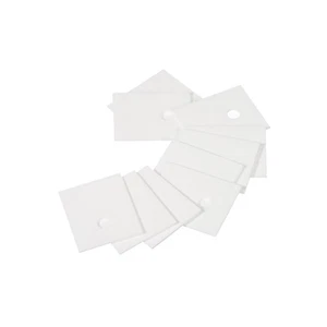 Alumina Ceramic Sheet Cooling Pad Insulating 30pcs 7mm Hole 25x20x0.65mm - Zdjęcie 1 z 5