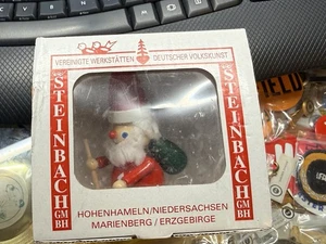 Steinbach German ornament hand made of wood 3 3/4 inches tall in original box - Picture 1 of 7