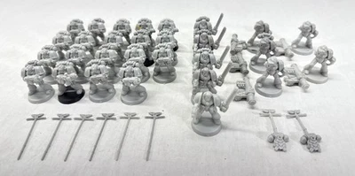 Warhammer 40K Space Marines Tactical Squad 2nd Edition Lot of 29 - Image 1 of 4