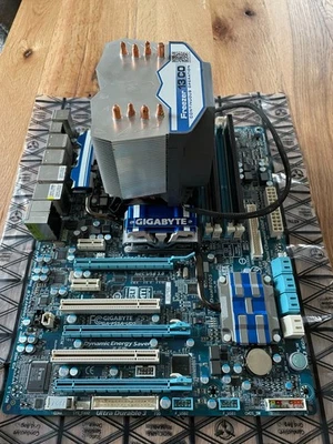 Gigabyte GA-P55A-UD5 Mainboard + Intel Core i7-860 + 16 GB Corsair RAM + Freezer - Bild 1 von 4