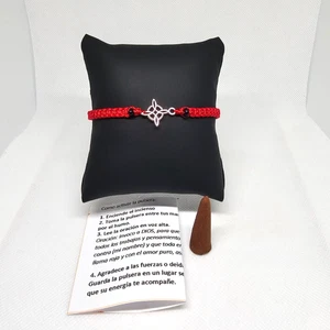PULSERA NUDO DE BRUJA / WITCH KNOT BRACELET PROTECCION SUERTE GUARDIA CONTRA MAL - Picture 1 of 4
