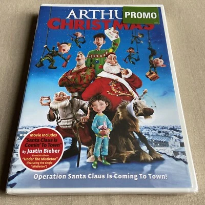 Arthur Christmas (DVD, 2011) James McAvoy Hugh Laurie Bill Nighy Justin Bieber + - Image 1 of 4