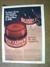 1973 Excalibur Contours Car Wax Garage Art Man Cave Vintage Print Ad 62