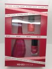KENZO AMOUR GIFT SET 30ML EDT + 2X NAIL POLISH - DAMAGED - WOMEN'S FOR HER