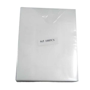 New 100 pcs Acid-Free 4x5 Storage Sheets Page Bag for Archival B/W Film Negative - Picture 1 of 5