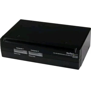 StarTech.com 2 Port DVI USB KVM Switch with Audio and USB 2.0 Hub - 2 Port - Picture 1 of 10