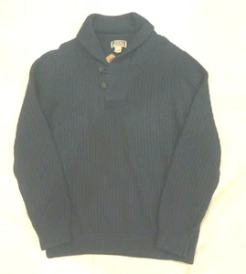Neu mit Etikett Duluth Trading Co hochgeschlossener Infanteriepullover Kutte blau Wollmischung Herren XLT - Bild 1 von 5