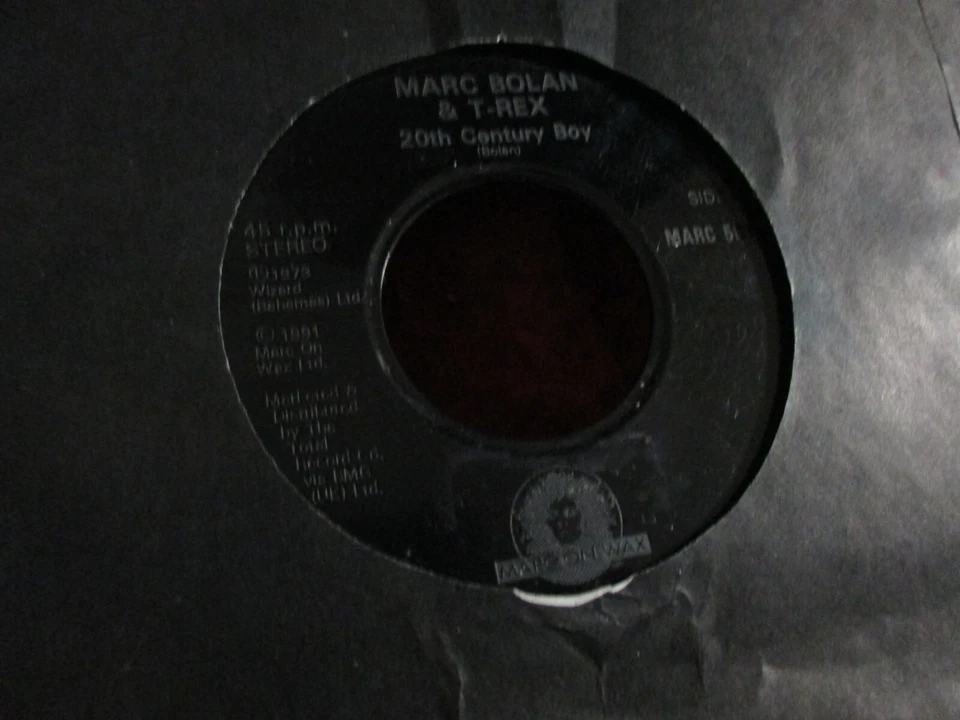 Marc Bolan & T. REX - 20th Century Boy (1991)  UK 7" EP  JUKEBOX PROMO  MARC 501 - Bild 1 von 1