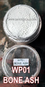 WP01 BONE CENERE DAVE'S POLVERI PER AGENTI ATMOSFERICI TUTTO PIGMENTO NATURALE Circa 1/4 OZ - Foto 1 di 1