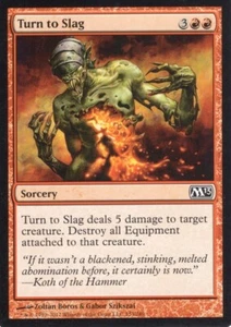 2X TURN TO SLAG 153/249 CORE SET 2013 M13 MTG MAGIC LP X2 - Picture 1 of 1