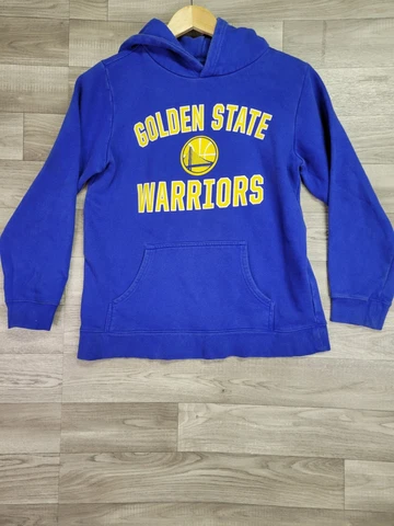 Golden State Warriors Fanatics Hoodie Yourh Size Large Pockets Cover