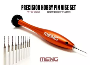 Precision Hobby Pin Vise Set - Aluminium Alloy Handle & 0.4-1.3mm Drill Bits - Picture 1 of 1