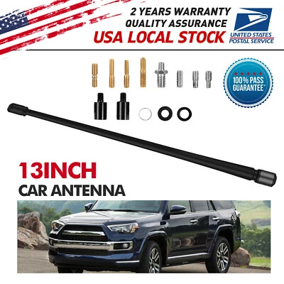 Black 13inch Car Antenna For 1992-1999 Chevrolet Suburban C1500 Radio AM/FM US - Image 1 of 4