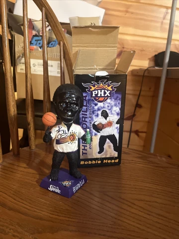 PHOENIX SUNS GORILLA 2005 SPRITE NBA BOBBLEHEAD BOBBLE HEAD Autographed READ Cover
