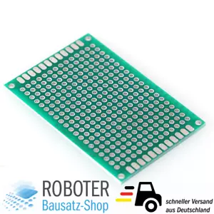 Doppelseitige Lochrasterplatine 4x6cm 2.54mm Leiterplatte Lötplatine Arduino - Bild 1 von 1