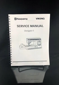 Husqvarna Viking Designer 1 I Service Manual & Parts List COIL BOUND - Picture 1 of 7