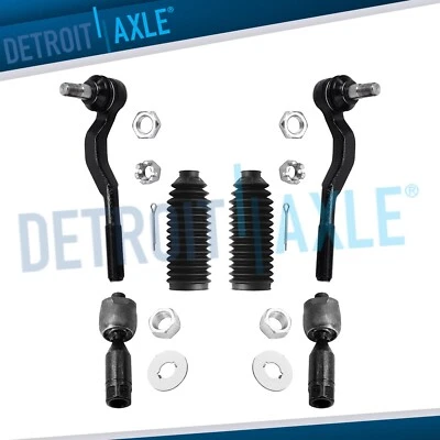 Kit de suspensión de eslabones de extremo de barra de amarre exterior interior delantero para Toyota Tacoma 1995-2004 Foto 1 de 4