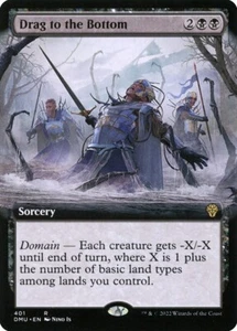 Drag to the Bottom EXTENDED ART (Near Mint NM) MTG - Dominaria United (DMU) - Picture 1 of 1
