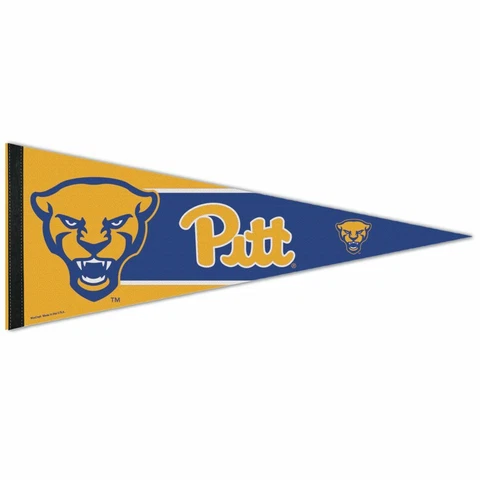 PITTSBURGH PANTHERS ROLL UP PREMIUM FELT PENNANT 12"x30" NEW WINCRAFT 👀 Cover