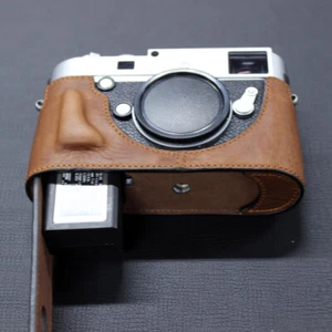 Bolso de cuero genuino para cámara para Leica M240P M240 M262 MD M-E - Imagen 1 de 22
