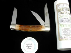 GREAT EASTERN NORTHFIELD GEC SAMBAR STAG DIXIE STOCKMAN KNIFE 1/413 NIT 828318 - Picture 1 of 9