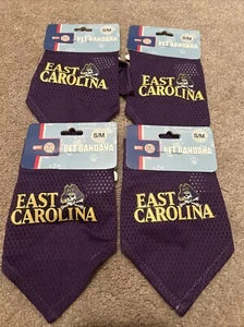 NCAA East Carolina Pirates Pet Bandana Lot S/m NEW!!! - Picture 1 of 1