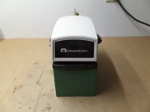 AcroPrint ET W/ Up & LO PLA Automatic Time Stamp Clock Loc N2 - Picture 1 of 6