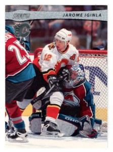 Jarome Iginla - Calgary Flames (Hockey Card) 2001-02 Topps Stadium Club # 31 MT