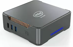 Windows 11 Pro Mini PC Intel J4125 Quad Core 2.7GHz 8GB RAM DDR4 128GB SSD GK3V - Picture 1 of 6