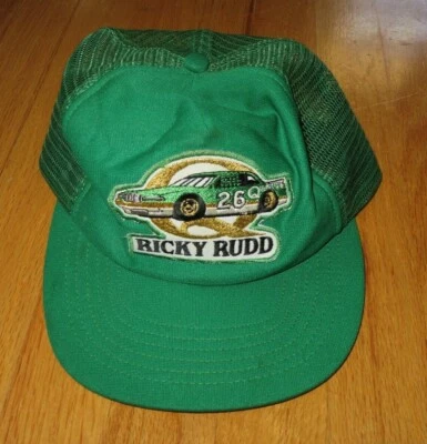 Винтажная сетчатая крышка RICKY RUDD Quaker State FORD TAURUS (регулируемая защелка) - Изображение 1 из 4