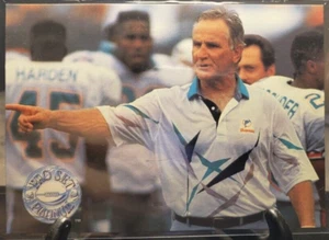 1991 Pro Set Platinum Performers Don Shula #285 Miami Dolphins - Picture 1 of 2